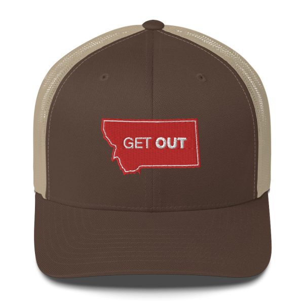 Montana Get Out Trucker Cap - Image 4