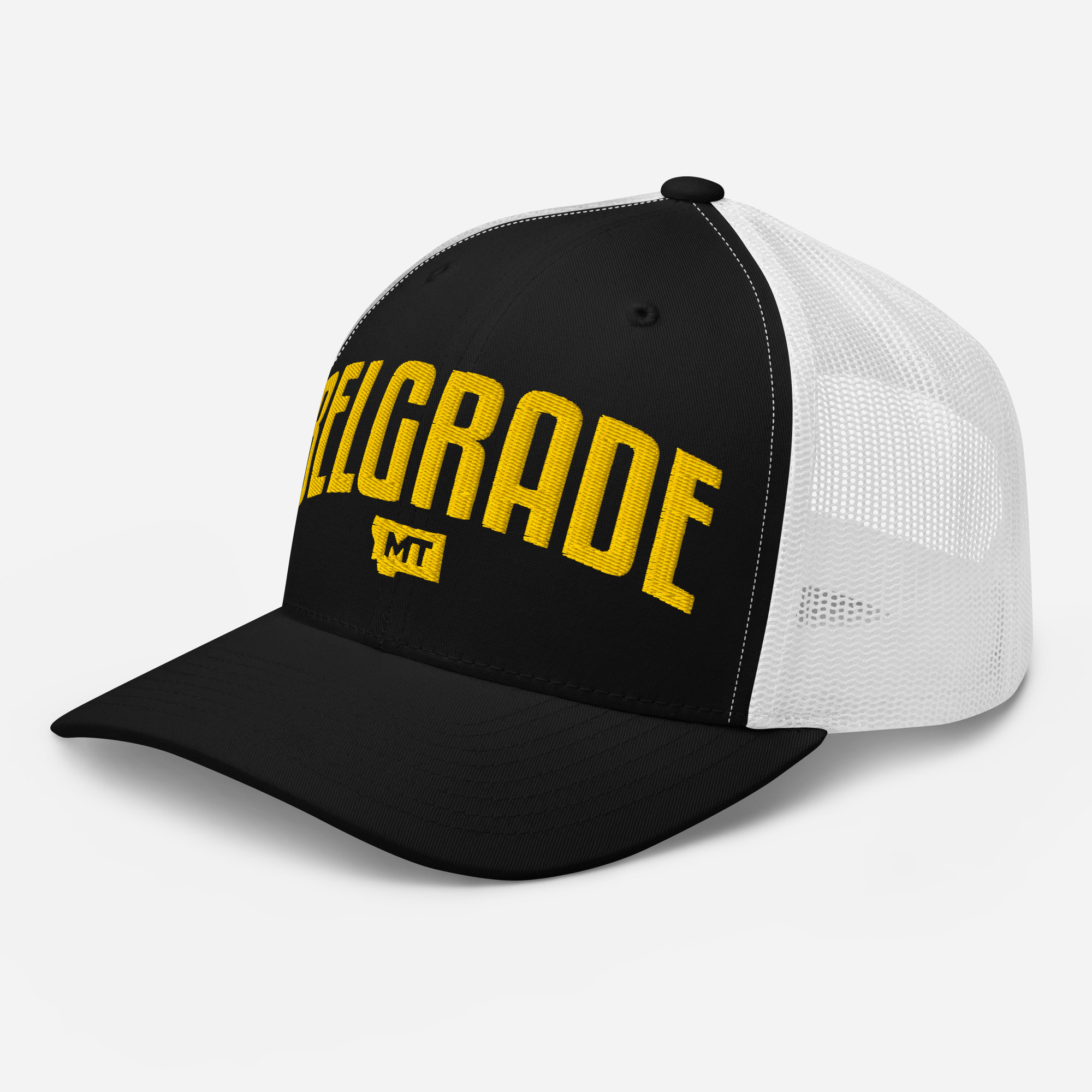 retro trucker hat black white left front 697408e36abef.jpg