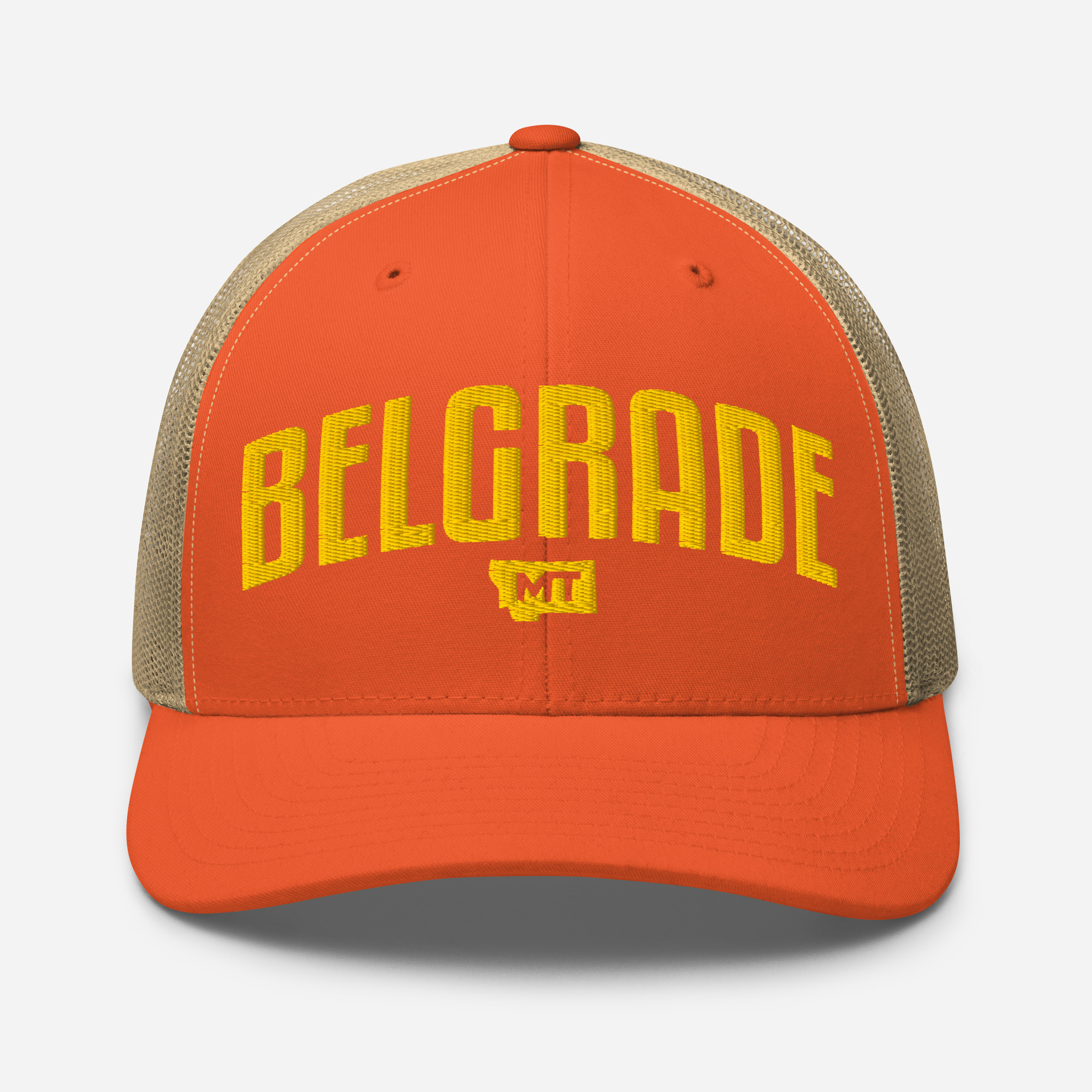 retro trucker hat rustic orange khaki front 697408e3692ee.jpg