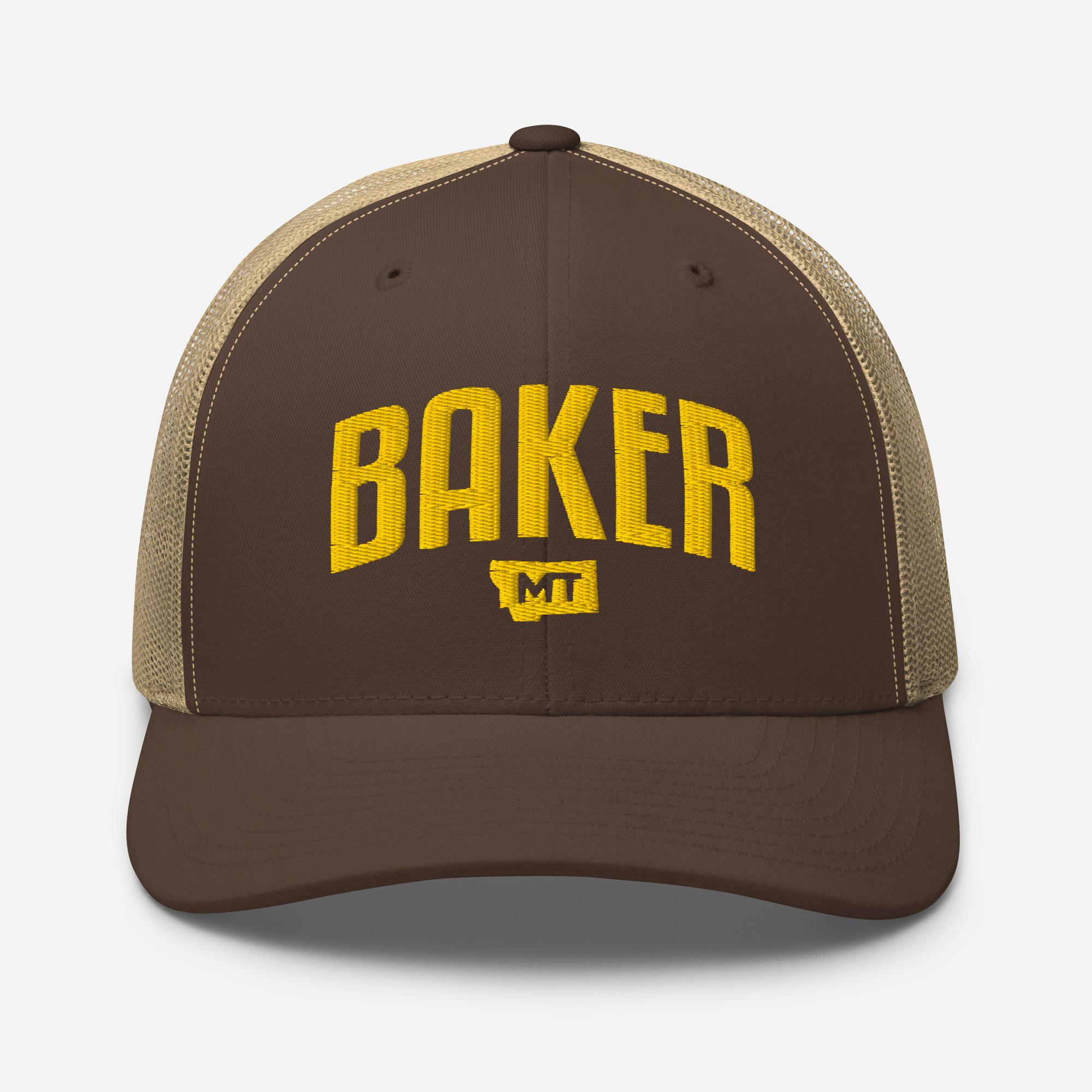 retro trucker hat brown khaki front 69d028b1333d8.jpg