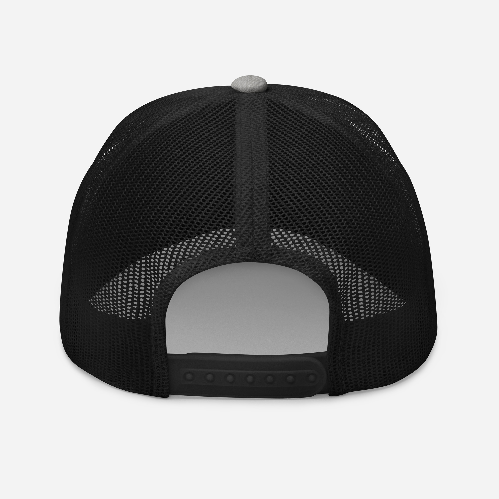 retro trucker hat heather black back 69d028b136199.jpg